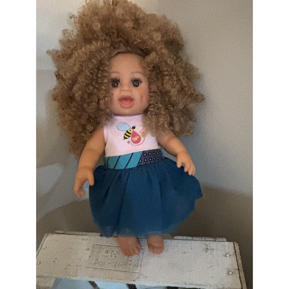 Orijin Bees Baby Bee Dolls Sunnie Fro Baby Bee 12” Preowned